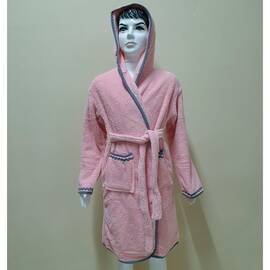 Халат детский махровый 5-6 лет Welsoft пудровый Zeron (19495), Цвет: нежно-розовый, Размер детский: 5-6 лет