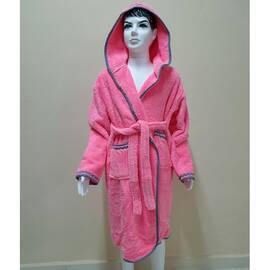 Халат детский махровый 7-8 лет Welsoft розовый Zeron (19511), Цвет: розовый, Размер детский: 7-8 лет