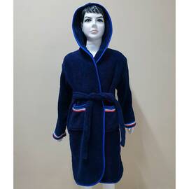 Халат детский махровый 5-6 лет Welsoft синий Zeron (19480), Цвет: синий, Размер детский: 5-6 лет