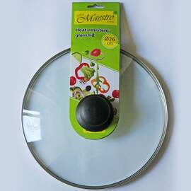 Кришка скляна 24 см Maestro (MR0024), Діаметр: 24 см