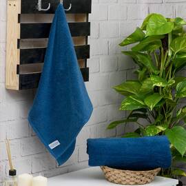 Полотенца махровые для отелей 50х90 Zeron (19694), Цвет: синий, Размер: 50x90