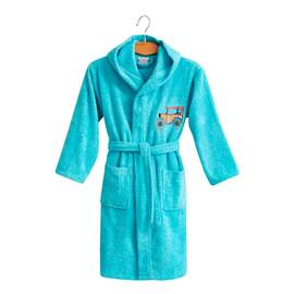 Халат детский Lotus Car 3-4 года бирюзовый (svt-2000022262385), Цвет: бирюзовый, Размер детский: 3-4 года