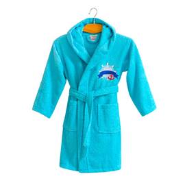 Халат детский Lotus Marine 3-4 года бирюзовый (svt-2000022276924), Цвет: бирюзовый, Размер детский: 3-4 года