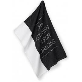 Кухонное полотенце KELA Gianna чорно-белое This kitchen 50x70 (12781)