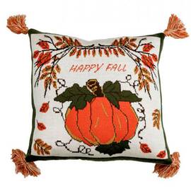 Наволочка 45х45 вязаная Happy Fall Гарбуз Прованс (029744)