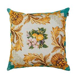 Наволочка 45х45 гобеленовая Verna Фрукти з вензелями Прованс (030030)