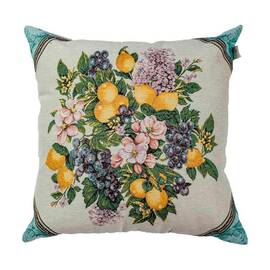 Наволочка 45х45 гобеленовая Verna Фрукти в ромбі Прованс (030033)