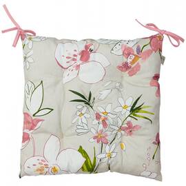 Подушка на стул 40х40 Орхідея Прованс (030942), Цвет: розовый, Размер: 40x40