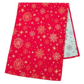 Доріжка на стіл 45х140 LiMaSo (ADHARA-45), Тип: доріжки (раннери), Основний колір: червоний, Форма скатертини: прямокутна, Розмір: 45x140
