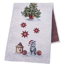 Доріжка на стіл 37х100 LiMaSo (SURI-37), Тип: доріжки (раннери), Основний колір: червоний, Форма скатертини: прямокутна, Розмір: 37x100