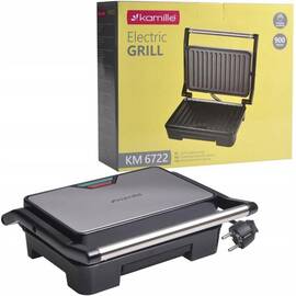 Электрический гриль 23x14.5 см Kamille (6722)