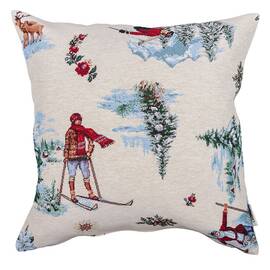 Подушка гобеленова 45х45 LiMaSo (EDEN CHAMONIX-NV1), Колір: зелений, Розмір: 45x45