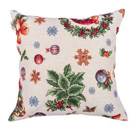 Подушка гобеленова 45х45 LiMaSo (FIOCCO-NV1), Колір: червоний, Розмір: 45x45