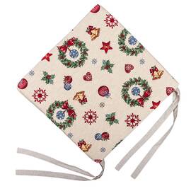 Подушка на стілець 40х40 LiMaSo (MERRY-PS), Колір: червоний, Розмір: 40x40