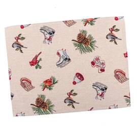 Серветка-підкладка 34х44 LiMaSo (EDEN1158-34), Тип: сети та підтарільники, Основний колір: червоний, Форма скатертини: прямокутна, Розмір: 34x44