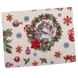 Серветка-підкладка 34х44 LiMaSo (FIOCCO-34), Тип: сети та підтарільники, Основний колір: червоний, Форма скатертини: прямокутна, Розмір: 34x44