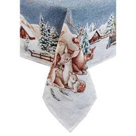 Скатерть 135х140 гобеленовая Блакитне сяйво Прованс (031315), Тип: скатерти, Цвет: голубой, Форма скатерти: прямоугольная, Размер: 135x140