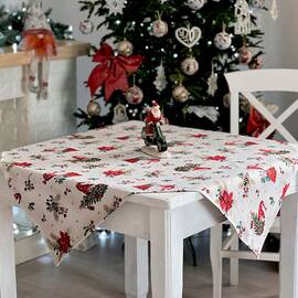 Скатерть 97х100 LiMaSo (EDEN1268B-100), Тип: скатерти, Цвет: красный, Форма скатерти: квадратная, Размер: 97x100