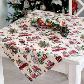 Скатерть 97х100 LiMaSo (MELVILLE-100), Тип: скатерти, Цвет: красный, Форма скатерти: квадратная, Размер: 97x100