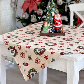 Скатерть 97х100 LiMaSo (MERRY-100), Тип: скатерти, Цвет: красный, Форма скатерти: квадратная, Размер: 97x100