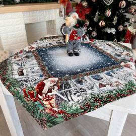 Скатерть 97х100 LiMaSo (WINDOW-100), Тип: скатерти, Цвет: синий, Форма скатерти: квадратная, Размер: 97x100