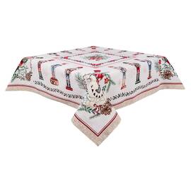 Скатертина 137х280 LiMaSo (CASCANUECES-280), Тип: скатертини, Основний колір: червоний, Форма скатертини: прямокутна, Розмір: 137x280