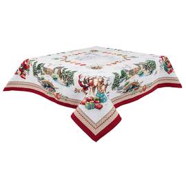 Скатерть 137х137 LiMaSo (FROSTY-137), Тип: скатерти, Цвет: красный, Форма скатерти: квадратная, Размер: 137x137