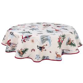 Скатерть круглая O200 LiMaSo (EDEN CHAMONIX-200D), Тип: скатерти, Цвет: зеленый, Форма скатерти: круглая, Размер: Ø200