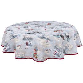 Скатерть круглая O240 LiMaSo (EDEN1254-240D), Тип: скатерти, Цвет: голубой, Форма скатерти: круглая, Размер: Ø240