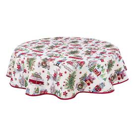 Скатерть круглая O180 LiMaSo (MELVILLE-180D), Тип: скатерти, Цвет: красный, Форма скатерти: круглая, Размер: Ø180