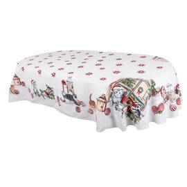 Скатерть овальная 160х280 LiMaSo (SURI OVAL-280), Тип: скатерти, Цвет: красный, Форма скатерти: овальная, Размер: 160x280