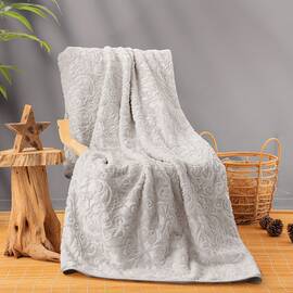 Плед Cotton Box 220X240 EMBOSS TAS, Цвет: серый, Размер: 220x240