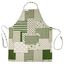 Фартук Печворк зеленый Господиня Прованс (031642)