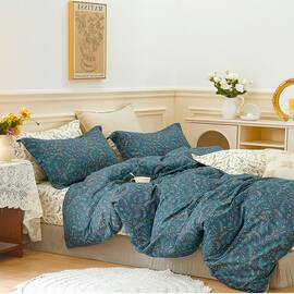 Постельное белье Love you VIP сатин лайт 2шт(160х220) tl 2304, Размер: семейный 2шт(160x220), Основной цвет: синий