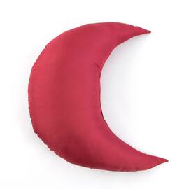 Подушка фігурна Місяць бордовий Руно (312.52_Місяць_Бордовий), Колір: бордовий, Розмір: 30x45