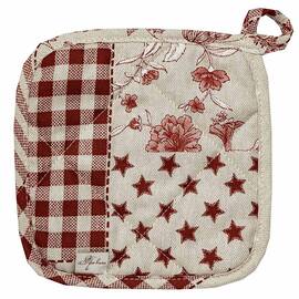 Прихватка 20х20 Печворк бордо Господиня Прованс (031498)