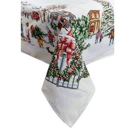 Скатерть гобеленовая 130х140 VILLAGE Прованс (031872), Тип: скатерти, Цвет: зеленый, Форма скатерти: прямоугольная, Размер: 130x140