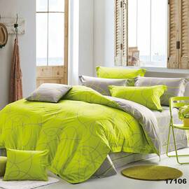 Постельное белье 17106 ранфорс 175х210 Вилюта, Размер: двуспальный 175х210, Основной цвет: салатовый