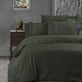 Постільна білизна First Сhoice ранфорс 200х220 gala dark green