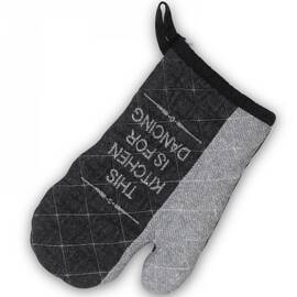 Прихватка-рукавица KELA Gianna чорно-белая This kitchen 31x18 см (12777)