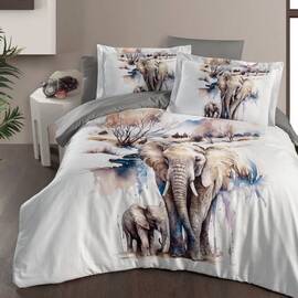 Постельное белье First Сhoice Vip сатин 3D 200х220 safari