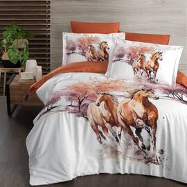 Постільна білизна First Сhoice Vip сатин 3D 200х220 silvan