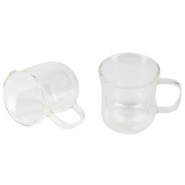 Набір скляних чашок Bergner Coffee & tea lovers, 230 мл, 2 шт (BG-20115-MM)