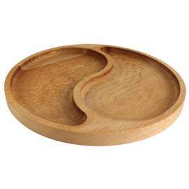 Мінажниця DUO Бук 25 см, 2 секції Brizoll (MEN6-25)