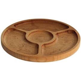 Мінажниця FORT Бук 28 см, 4 секції Brizoll (MEN4-28)