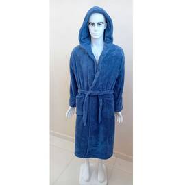Халат мужской махровый Welsoft синий 3XL Zeron (19252), Цвет: голубой, Размер: 3XL