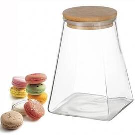 Банка скляна з кришкою 10x10x13.6cm Kamille (9037)