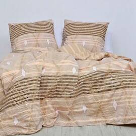 Постільна білизна 21147 ранфорс 200х220 Вілюта, Розмір: двоспальний євро 200х220, Основний колір: коричневий