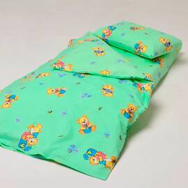 Детское постельное белье 6112 зеленый ранфорс105х145 Вилюта