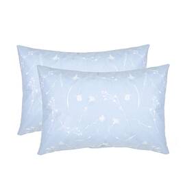 Наволочка бязева Home Line 50х70 (2 шт.) ВОЛОШКИ білі на блакитному (173299), Колір: блакитний, Тип: наволочки, Розмір: 50x70
